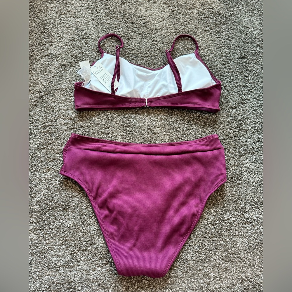NWT Cupshe High Waisted Bikini Set - Picture 2 of 2